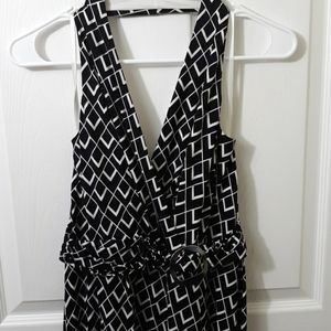 WHBM Ankle Length Dress Halter Top